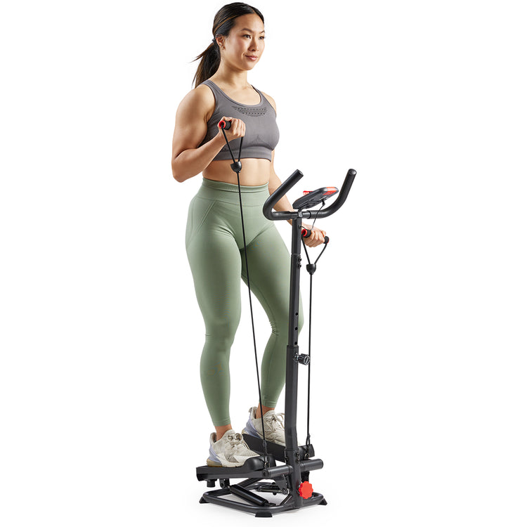 Premier Smart Stair Stepper with Handlebars and Resistance Bands