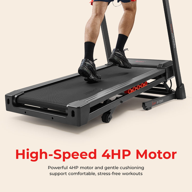 Excel Smart Incline/Decline 20” Deck Treadmill with 300LB Weight Capacity - Sunny Health & Fitness