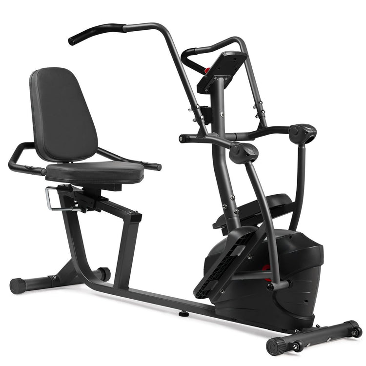 Smart Magnetic Dual Action Recumbent Elliptical Trainer | Sunny Health & Fitness