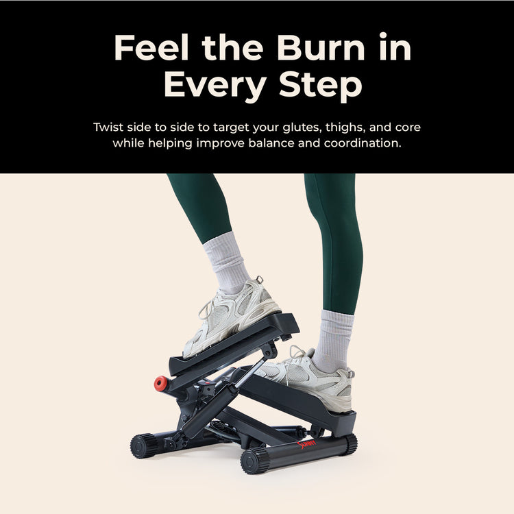 Smart Twist Stepper with Resistance Bands