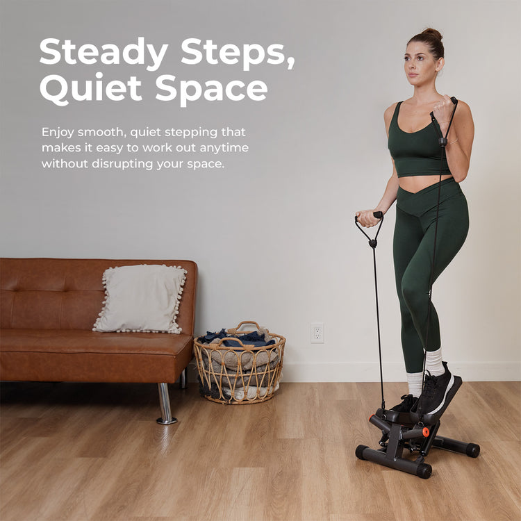 Smart Twist Stepper with Resistance Bands
