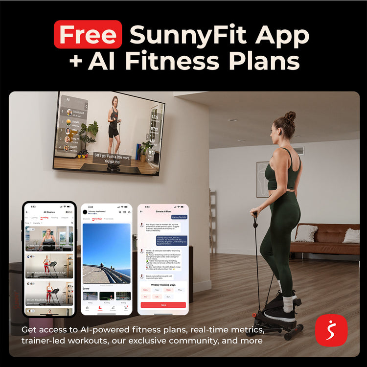Smart Twist Stepper with Resistance Bands