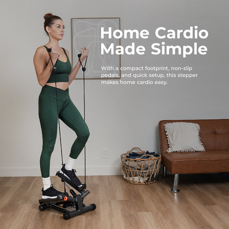 Smart Twist Stepper with Resistance Bands
