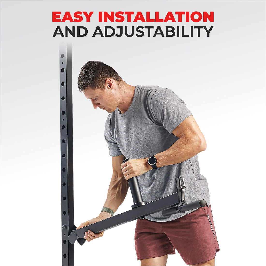 Belt Squat Attachment for Power Racks and Cages | Sunny Health ...