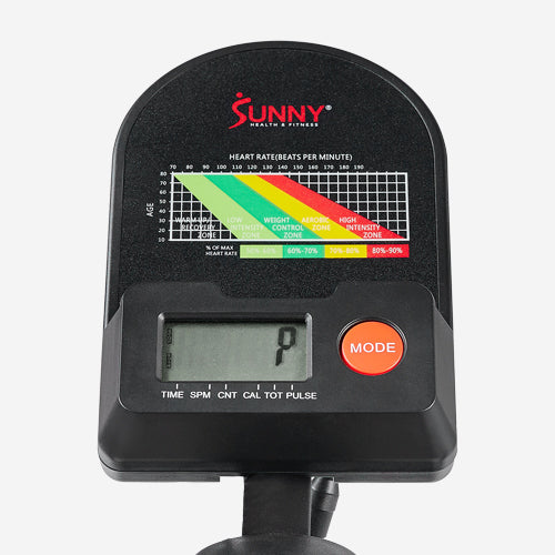 LCD Monitor | User-friendly display that tracks key metrics, including time, strokes per minute, count, calories burned, total accumulated workout time, and pulse rate.