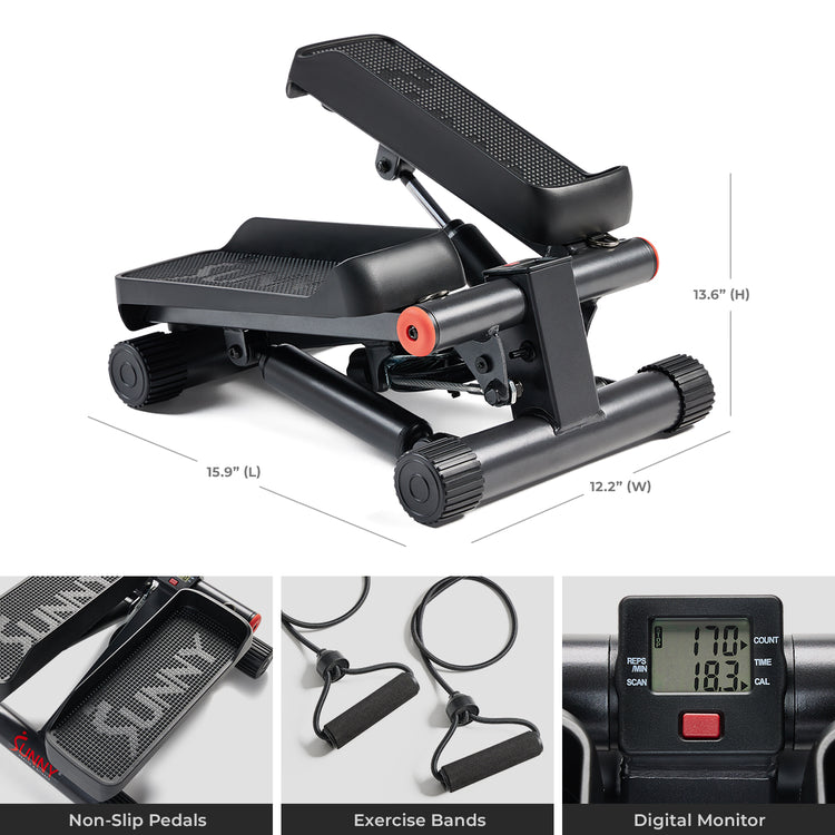SMART Mini Stepper with Exercise Bands