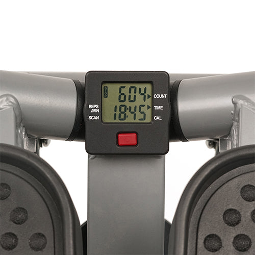 TRACK YOUR TRAINING | The informative LCD training computer will ensure you stay focused during your workout as it displays scan, time, count, and calories.