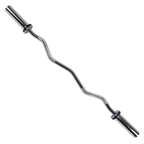 DURABLE | Made from reliable and durable steel, this weightlifting bar holds weights up to 200 lb. Easily wipe away any sweat or dust with a damp cloth.