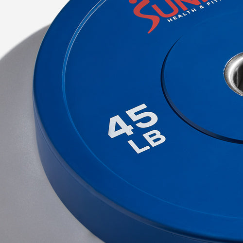 Marked in Pounds | Clear weight markings for easy selection during workout routines, complemented by color-coded weight plates for added convenience.
