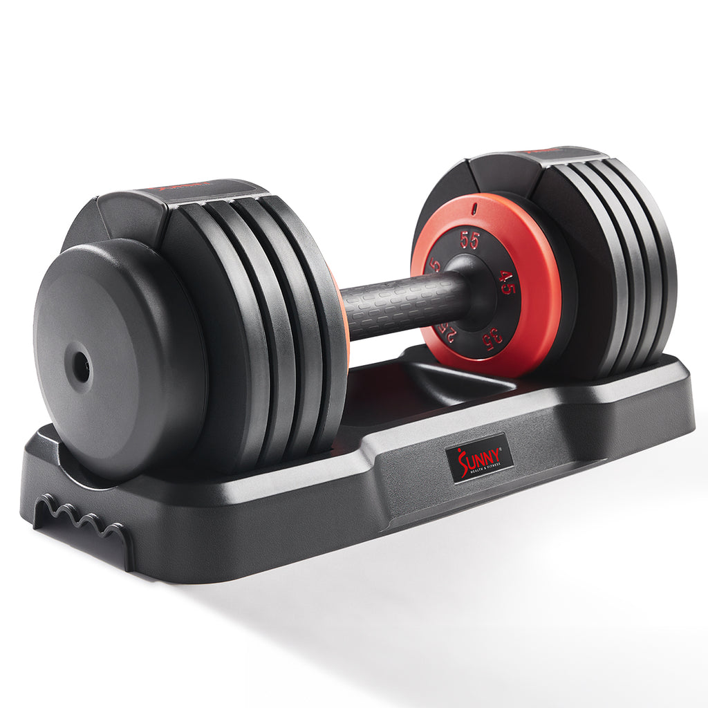 Sunny Strength® Premium Adjustable Dumbbell 55 LBS (Single)