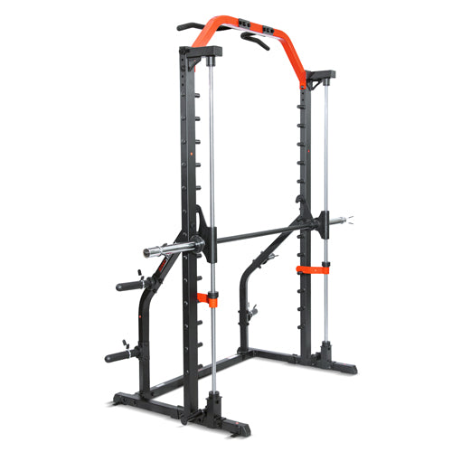 THREE-IN-ONE WORKOUT | Use the machine for weightlifting, resistance band workouts, and a 3-level height adjustable pull-up bar. Put your physical fitness to the test! No pain, no gain.