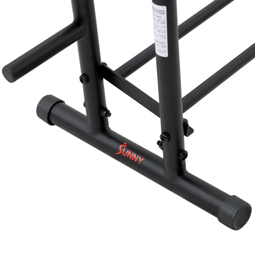 STURDY & COMPACT | The 3 tier storage weight rack is the perfect addition to any strength training home gym. With a max weight of up to 835 LB, this weight storage rack can help you stay organized while you focus on your lifts.