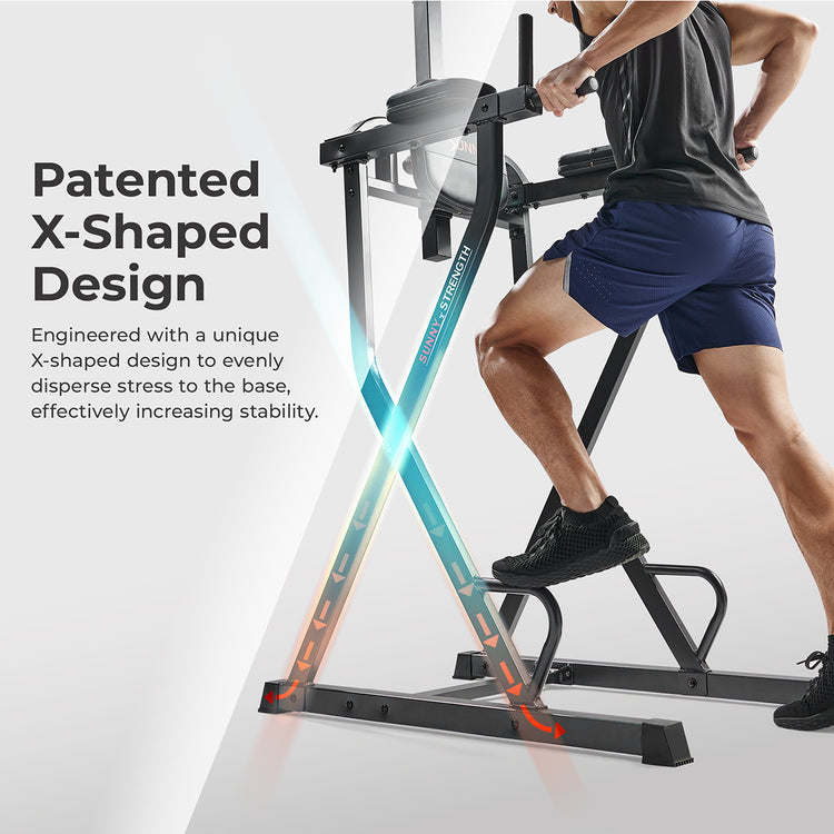 Multifunctional Adjustable Height Power Tower With Rock-Climbing