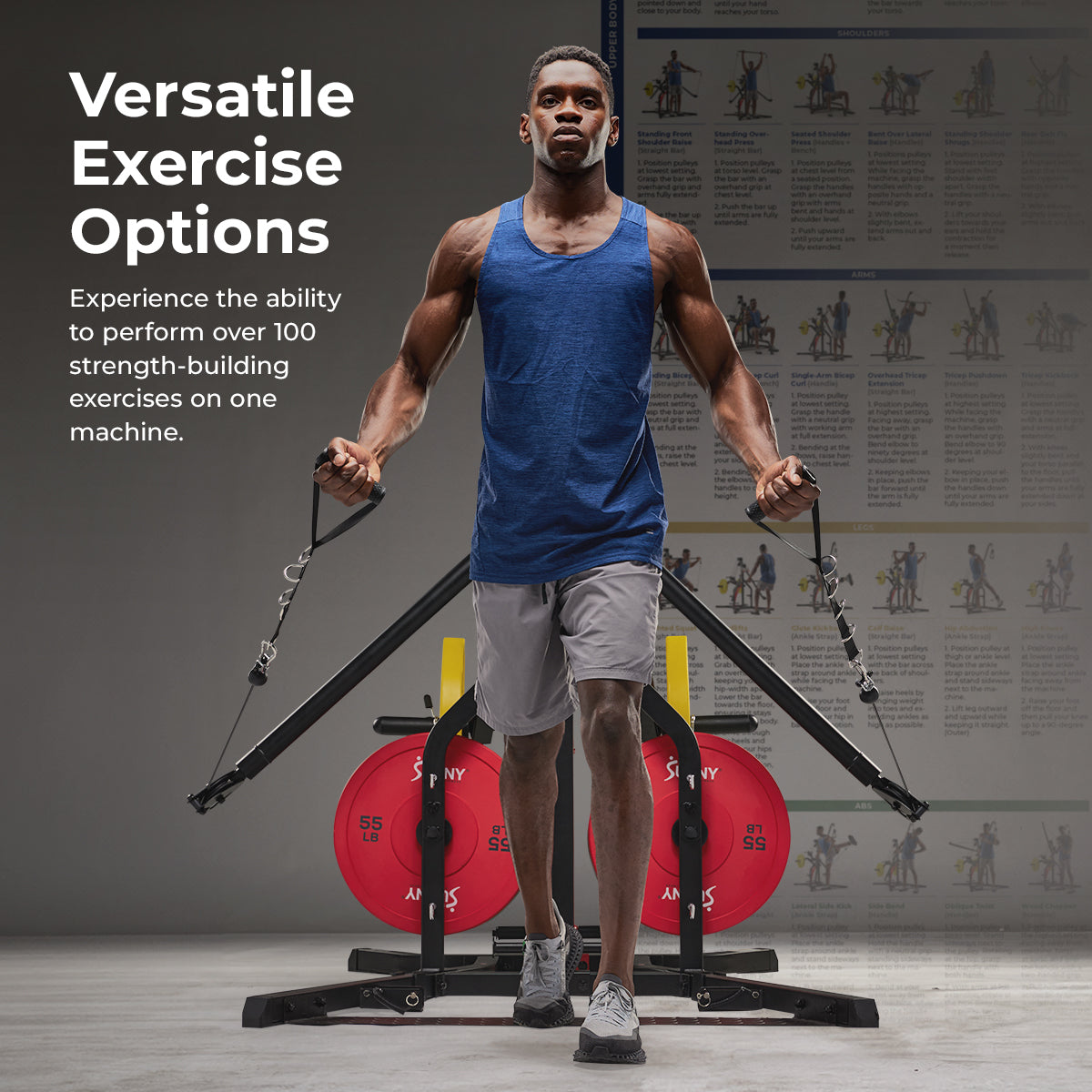 Multifunctional Strength Training Home Gym Sunny Health