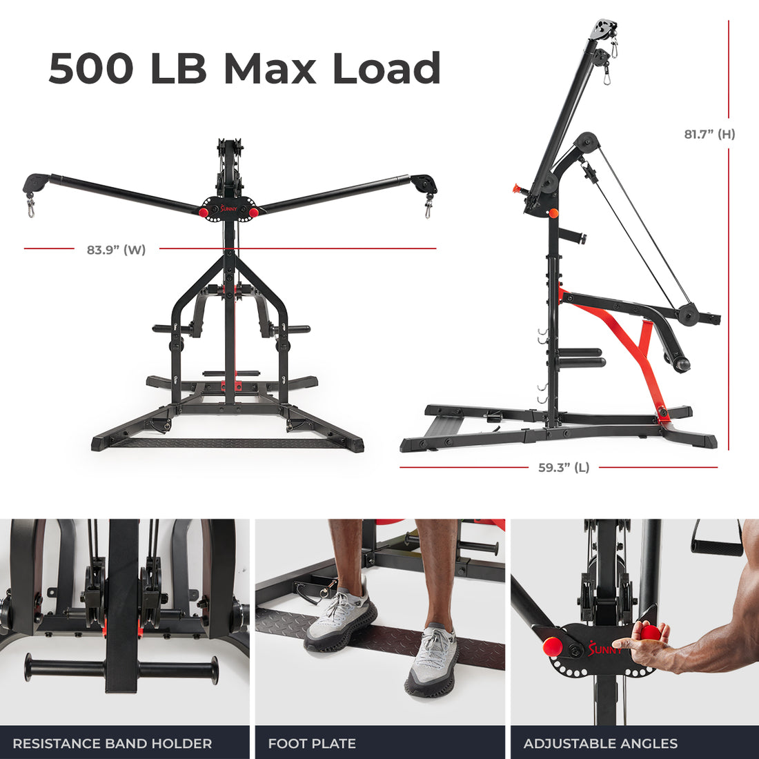Multifunctional Strength Training Home Gym | Sunny Health & Fitness ...