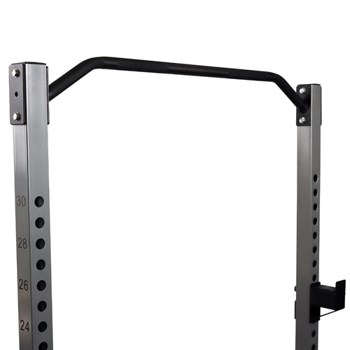 KNURLED GRIP ON PULL-UP BAR | The elevated pull-up/chin-up bar supports wide and close grip hand positions maximizing your back, arms, shoulders and core workout. Knurling helps user maintain better grip while performing higher repetition sets.