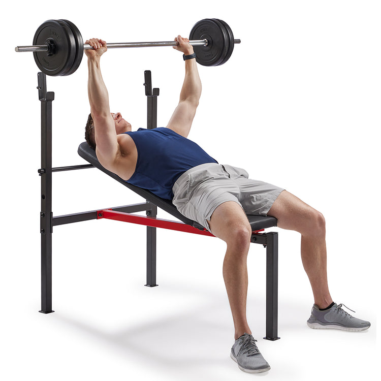 Adjustable Standard Incline Weight Bench with Rack