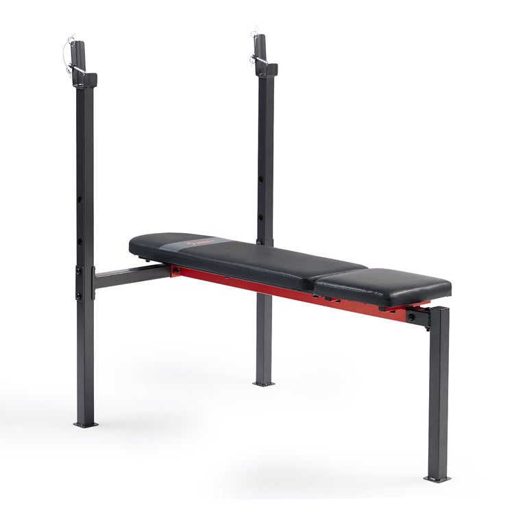 Adjustable Standard Incline Weight Bench with Rack Sunny Health Fitness Sunny Health and Fitness