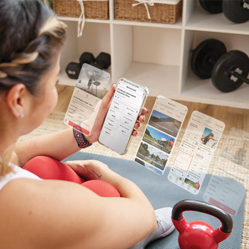 App-Based Workout Support |  Stay motivated with guided workouts, progress tracking, and thousands of global routes. Access trainer-led sessions and diverse programs designed to support your fitness routine. The SunnyFit App offers optional workout tracking and on-demand content to keep your training on track.