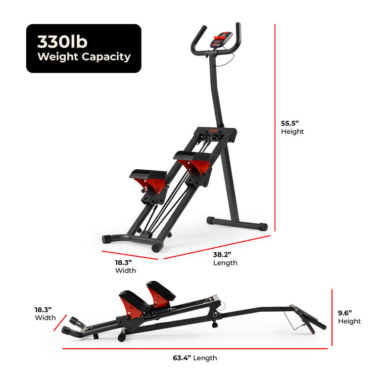 Total-Body Vertical Climber Exercise Machine | Sunny Health & Fitness