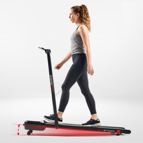 Automatic 6-Level Incline | Effortlessly switch between 6 incline levels with automatic adjustment at the touch of a button.