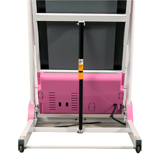 SOFT DROP SYSTEM | The soft drop hydraulic mechanism assures safe, hands free and hassle-free unfolding every time. Fold your treadmill for storage and unfold your treadmill with ease.