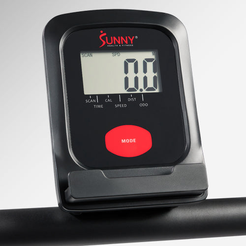 LCD Digital Monitor | Keep up with workout intensity with a sleek LCD display of time, speed, distance, caloric burn, and odometer at the touch of a button.