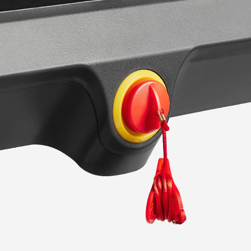 Emergency Safety Clip | Stops the treadmill immediately if disconnected—added protection with every workout.