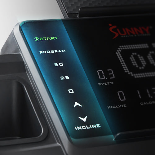 Treadmill Speed Button Commercial Level Ultimate Incline Decline Treadmill | Sunny Health ...