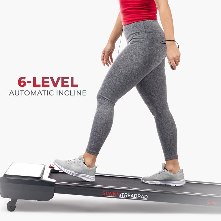 Pacer Auto Incline Under Desk Smart TreadPad® Walking Treadmill