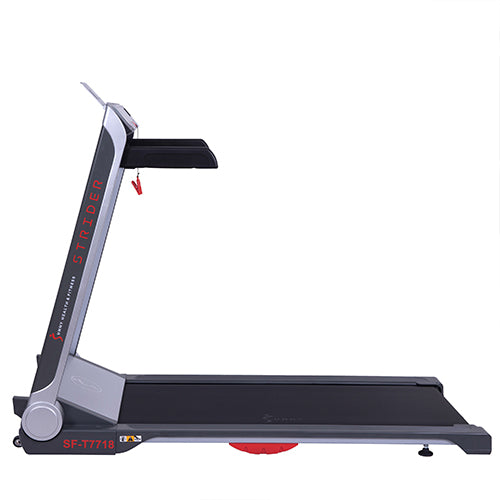 LOW PROFILE CONSTRUCTION | Unlike traditional treadmills that are elevated, bulky and require more space, this treadmill is compact, sleek and designed lower to the floor so you can maintain balance and confidence to run at higher speeds.