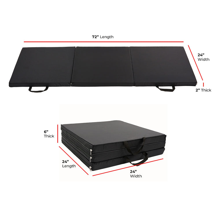 Tri Fold Exercise Mat - Sunny Health & Fitness