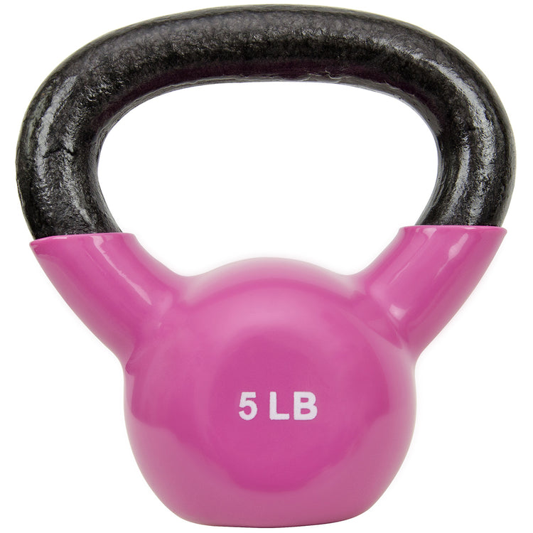 Sunny Strength® Vinyl Coated Kettle Bells 5 - 25 lbs | Sunny Health & Fitness 