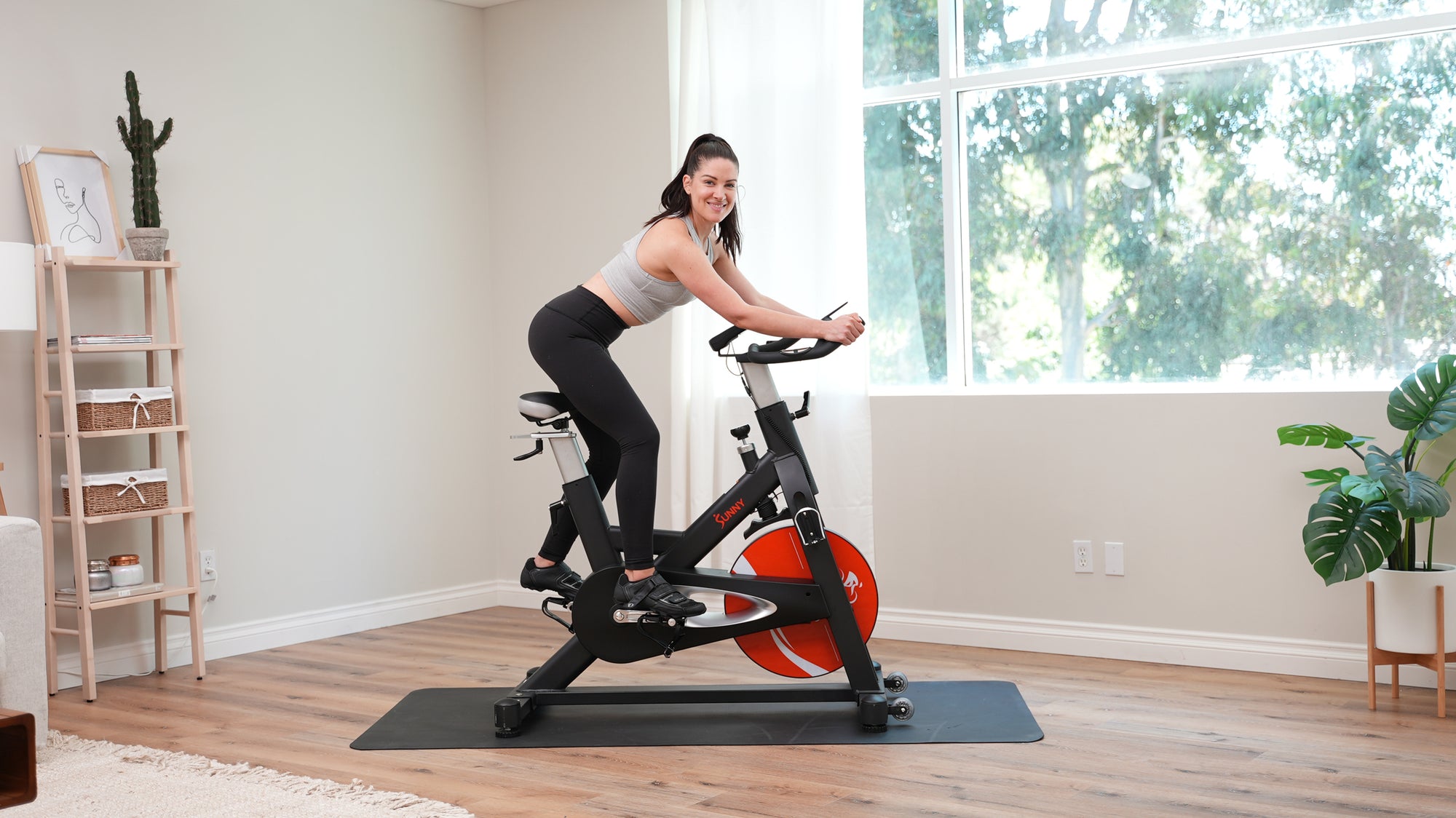 Home Gym Workouts & Exercises, Indoor Cycling, and More | Sunny Health ...