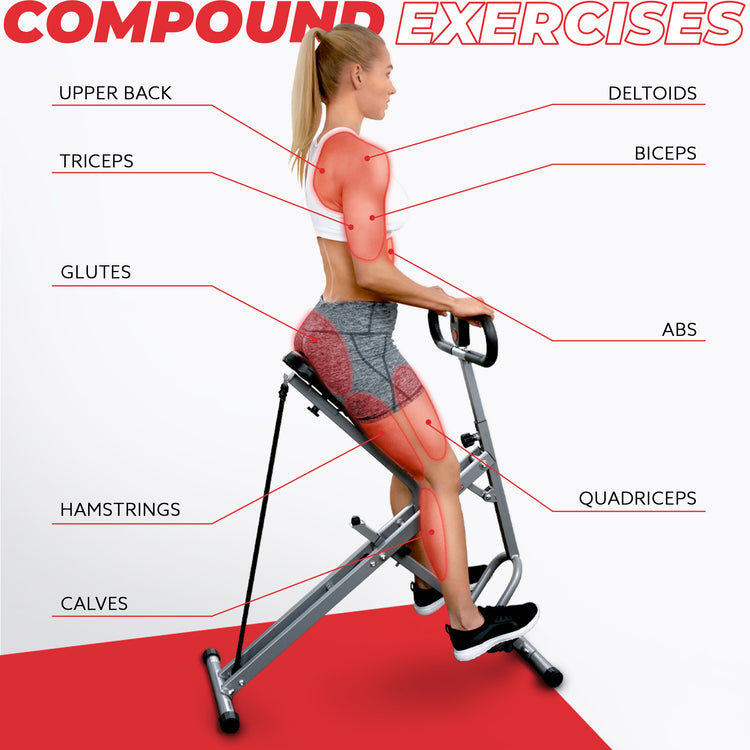Upright Row-N-Ride® Rowing Machine is the Glute Machine Method | Sunny ...
