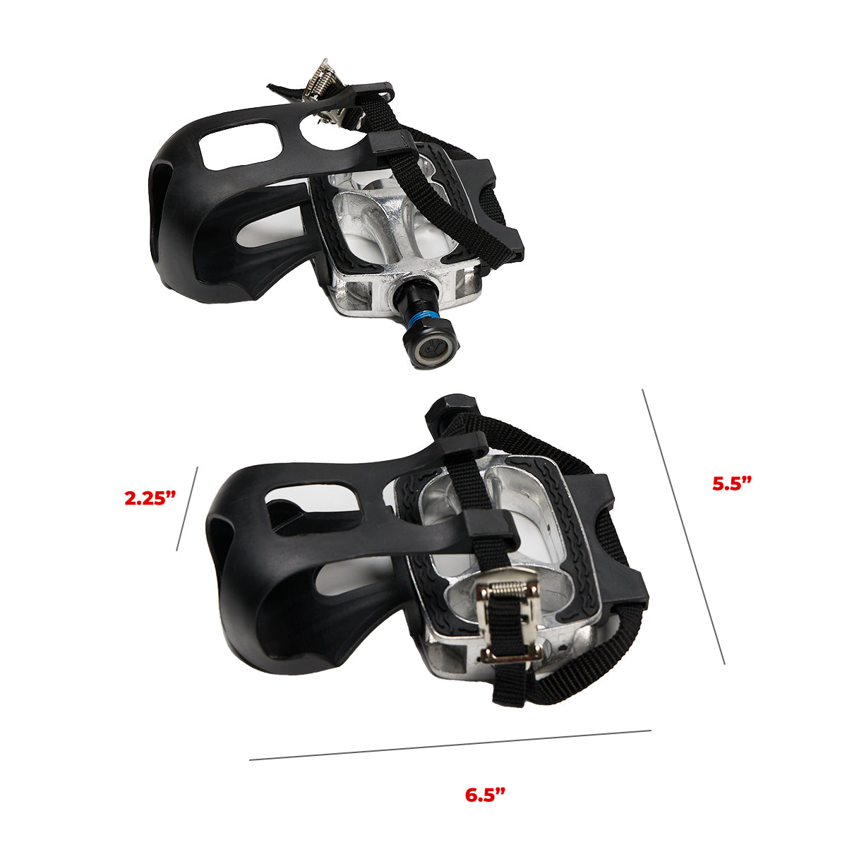 endurance bike pedals Indoor Cycle Bike Pedal Regular (Caged)