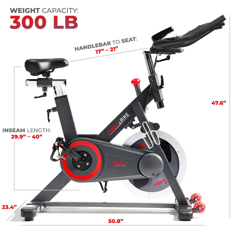 Premium Smart Magnetic Belt Drive Indoor Cycling Exercise Bike