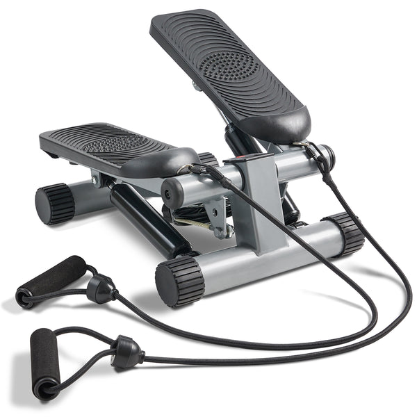  Sunny Health & Fitness Mini Stepper for Exercise Low-Impact  Stair Step Cardio Equipment with Resistance Bands, Digital Monitor,  Optional Twist Motion Stepper , Black : Step Machines : Sports & Outdoors