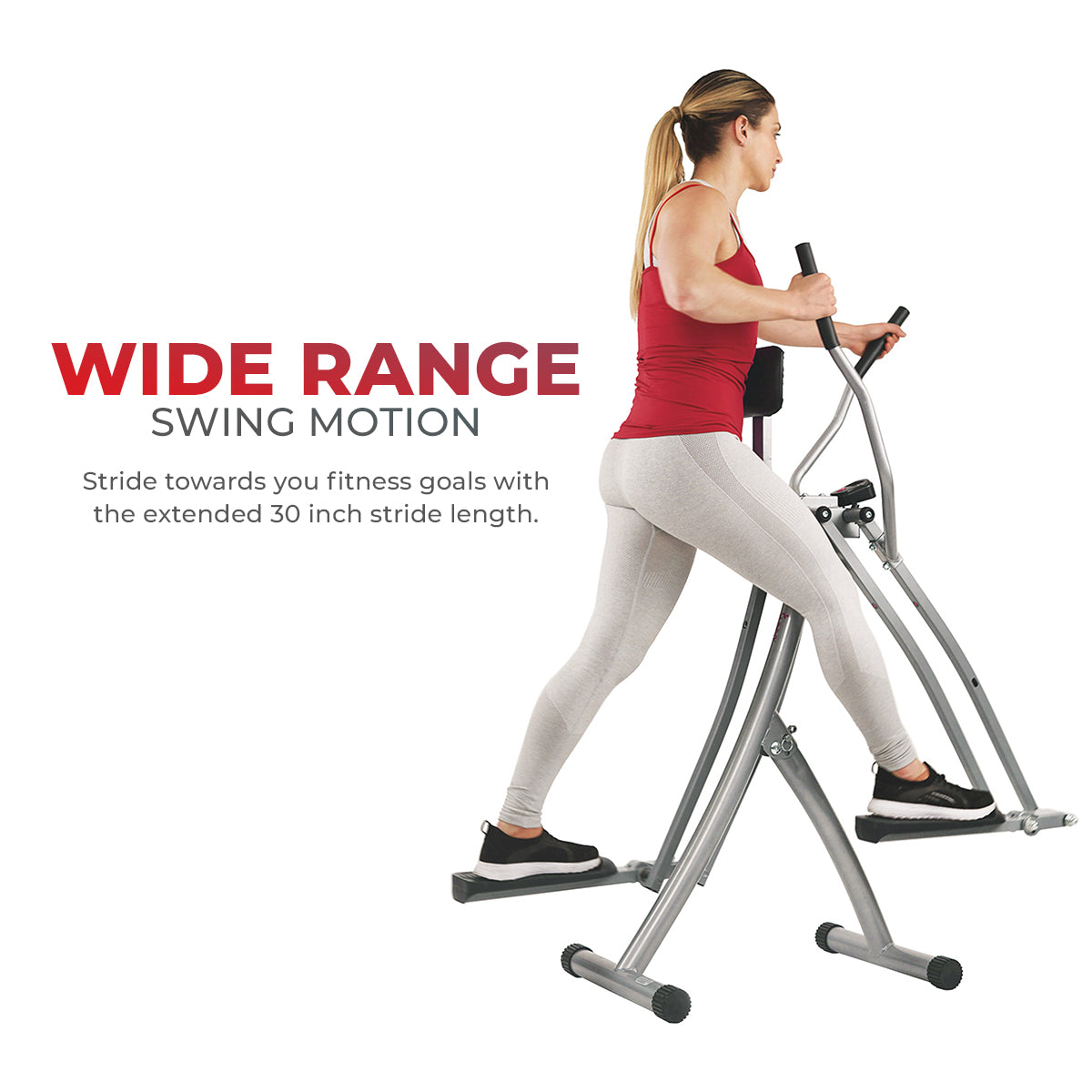 Air Walk Trainer Glider Exercise Machine Sunny Health Fitness