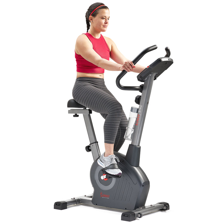 Elite Smart Upright Exercise Bike Sunny Health Fitness Sunny