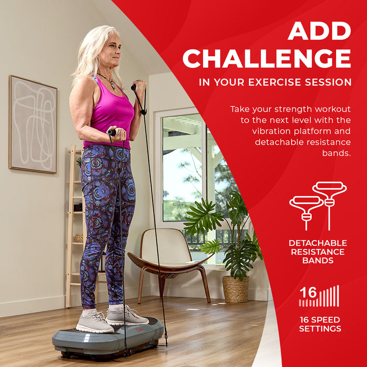 Sunny Health & Fitness Fitboard 3D Vibration Platform Exercise Machine
