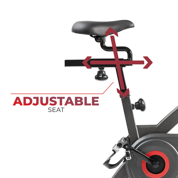 Sunny Health Fitness Premium Indoor Cycle Bike w/ SunnyFit® App