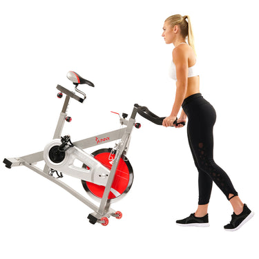 40 lb Flywheel Belt Drive Stationary Pro Indoor Cycling Bike | Sunny ...