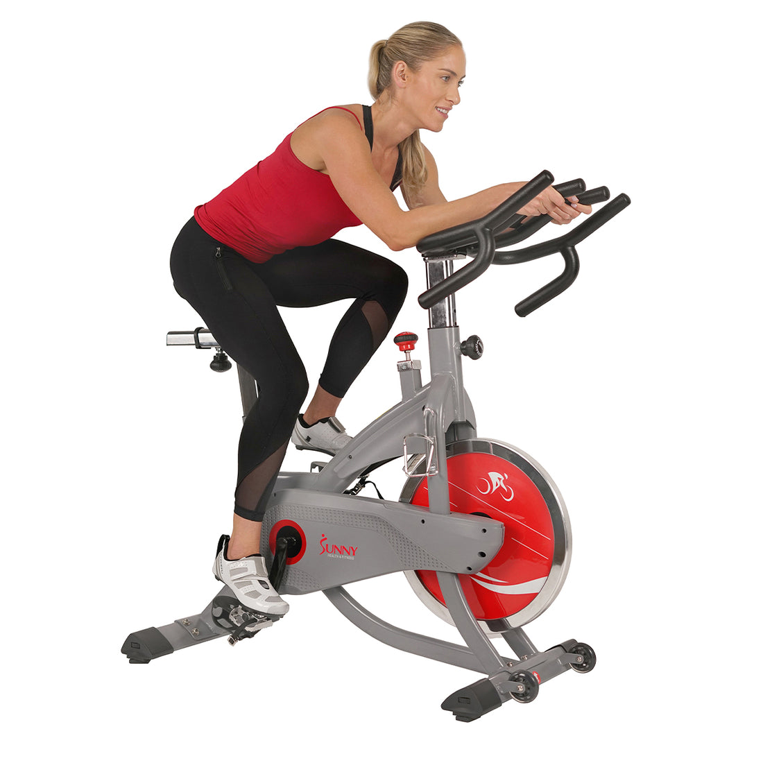 AeroPro Exercise Bike for Indoor Cycling | Sunny Health and Fitness