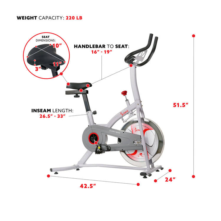 Magnetic Resistance Indoor Cycling Exercise Bike