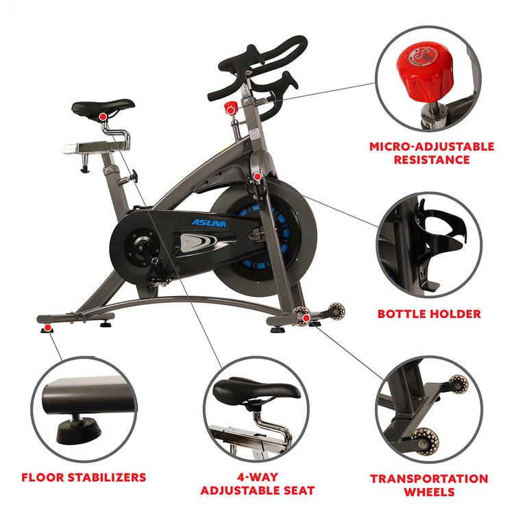 Magnetic Belt Drive Commercial Cycling Trainer Exercise Bike