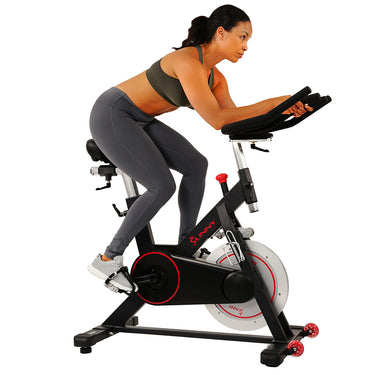 Indoor Cycling Bike Magnetic Belt Drive w/ High Weight Capacity and De ...