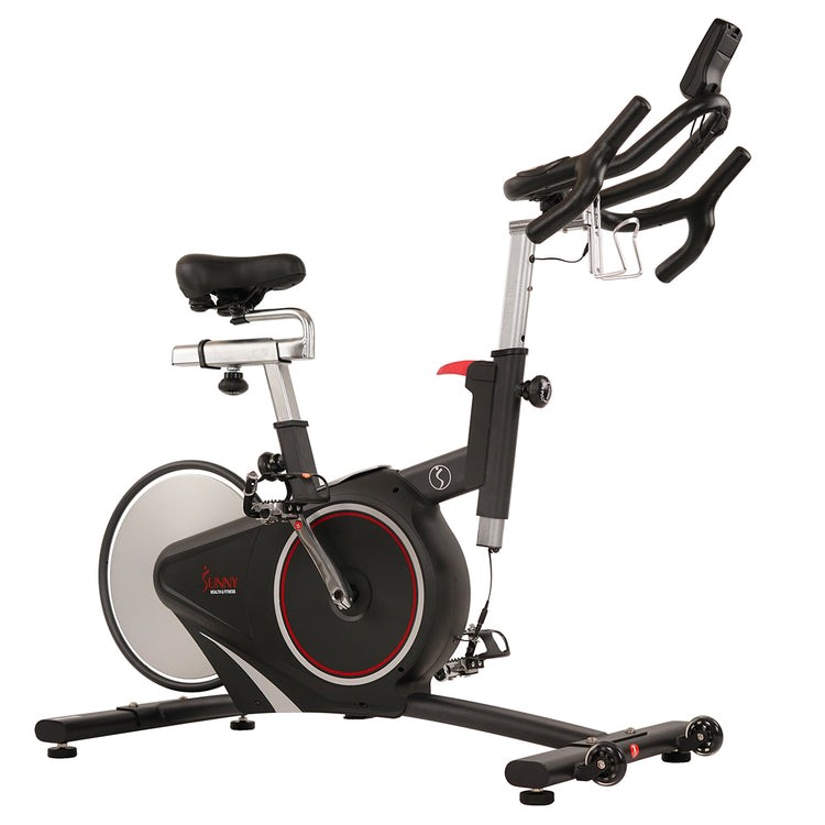 Magnetic Rear Belt Drive Stationary Bike with Cadence Sensor, High