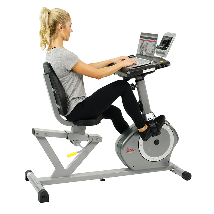Sunny Health & Fitness Magnetic Recumbent Cycle Exercise Bike at