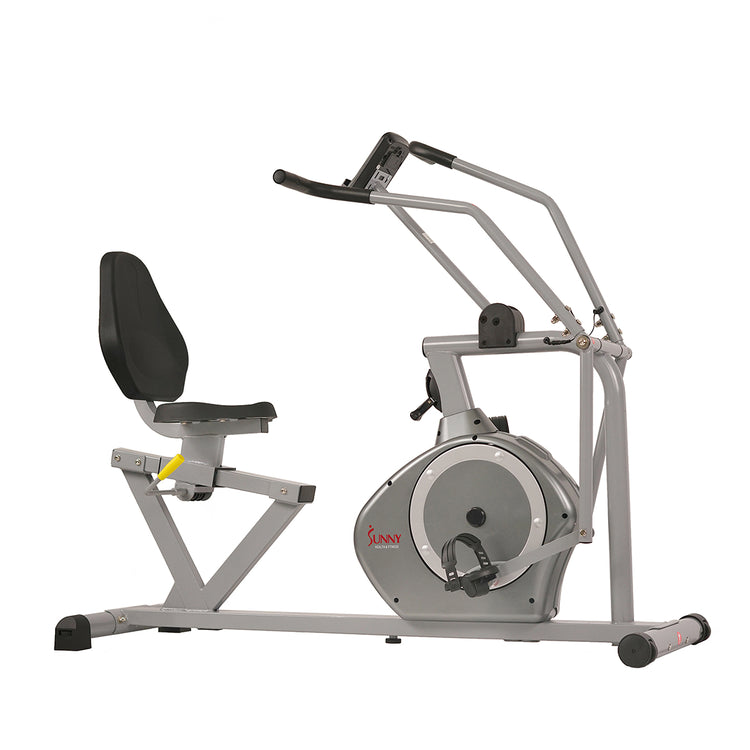 stationary bicycle with moving arms Cross Trainer Recumbent Bike Exerciser The Fitness Data app can help you record your workout data Stationary Bike With Moving Arms